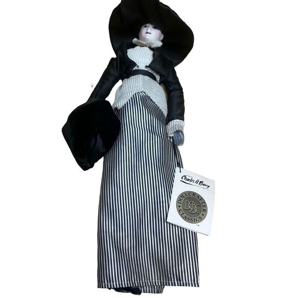 Collectible 20" Charles A. Berry Dollcrafter Classics Eliza Essex Porcelain Doll - Picture 3 of 11
